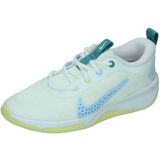 Nike Omni Multi-Court Sneakers voor jongens, Bliss Citron White Cobalt inkt, 36.5 EU