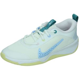 Nike Omni Multi-Court Sneakers voor jongens, Summit White Cobalt Bliss Citron Tint, 38 EU