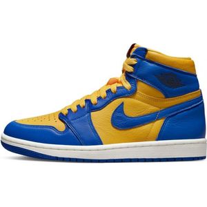 Air Jordan - 1 High Retro OG - Sneakers - Geel - Blauw - Leer