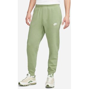 Nike, Broeken, Heren, Groen, XL, Katoen, Groene Fleece Jogger Trainingsbroek