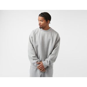 Nike Solo Swoosh Fleecetop met ronde hals voor heren - Grijs