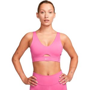 Nike - Sport BH - Diep uitgesneden - Zwart - Polyester/Elastaan