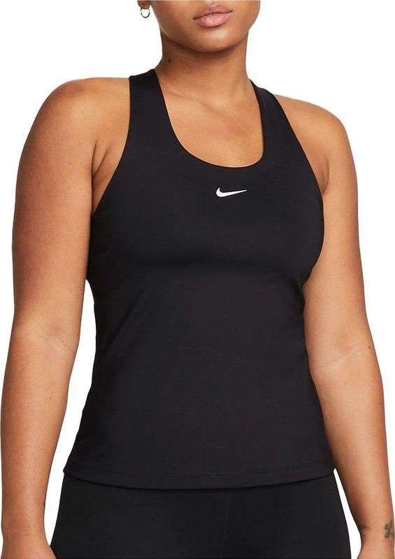 Nike - Swoosh Tanktop - Blauw - Sport Bh - Medium Ondersteuning