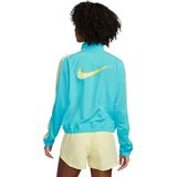 Nike - Dri-Fit Swoosh - Jack - Blauw - Lichtgewicht Running Jack
