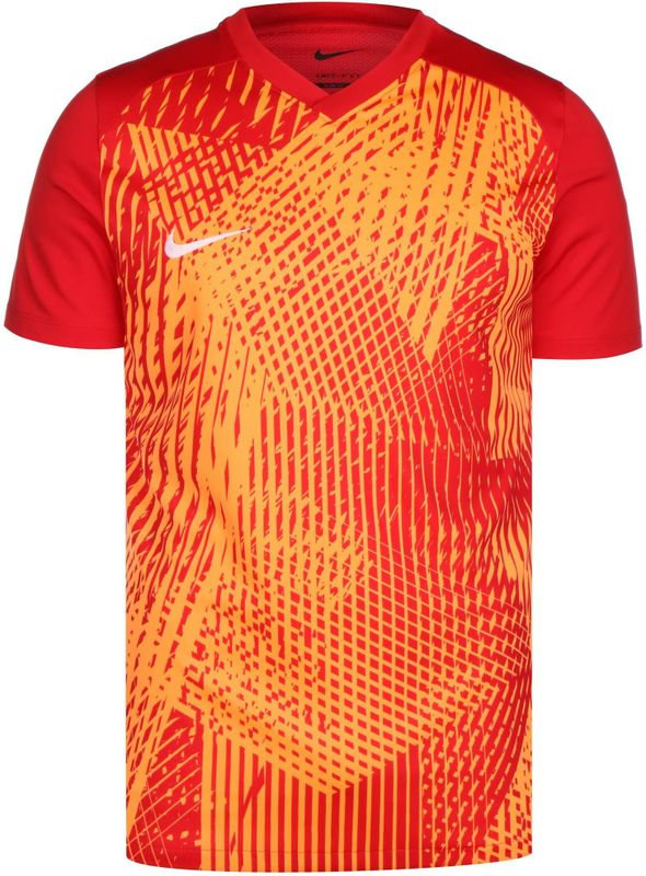 NIKE - Precision VI DRi-Fit - T-shirt - Rood - Katoen