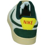 Nike Court Vision Low Sneakers Wit Donkergroen Beige