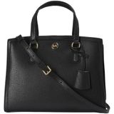 Michael Kors Medium Chantal Satchel Dames Handtas - Zwart - One Size