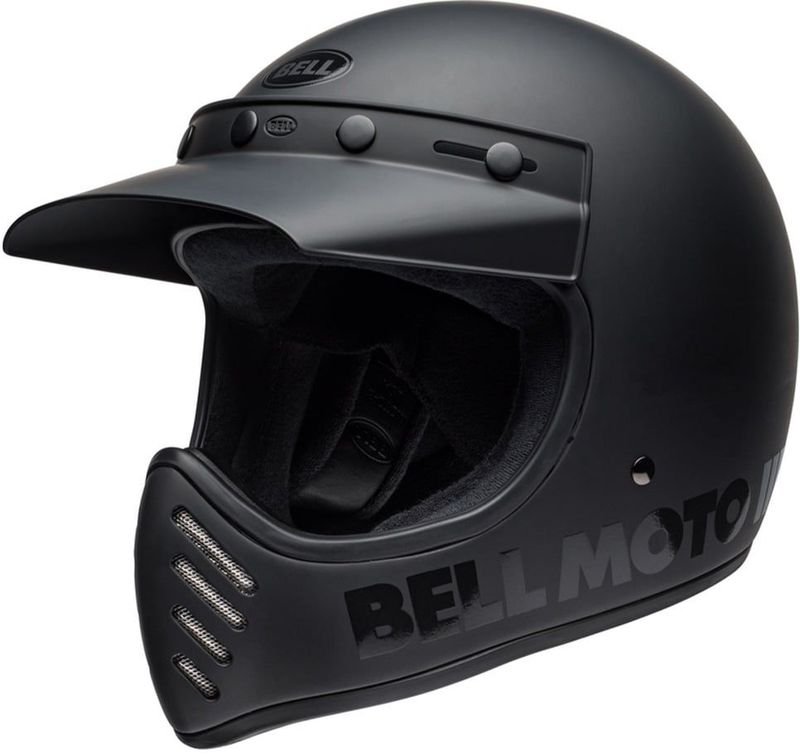 Bell - Moto-3 Classic - Integraalhelm - Zwart - Fiberglass