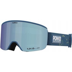 Giro - Axis - Skibril - Blauw - POW Collab Strap met Vivid Royal/Vivid Infrared Lenses