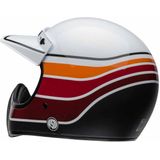 Bell - Moto-3 - Integraalhelm - Satin Glanzend Wit Zwart