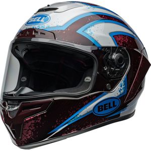 Bell - Race Star DLX Flex - Integraalhelm - Glanzend Rood Zilver
