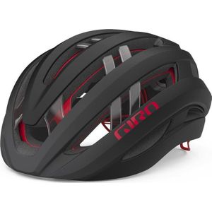 giro aries spherical mips helm mat zwart carbon  rood