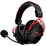 HyperX Cloud Alpha Wireless RED GAM HEADSET Draadloos Hoofdband Gamen Zwart, Rood