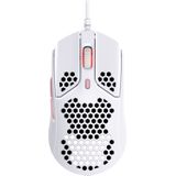 HyperX Pulsefire Haste - gamingmuis - ultralicht, 59 g, honingraathoes, Hex-design, Hyperflex kabel, tot 16.000 dpi, 6 programmeerbare toetsen