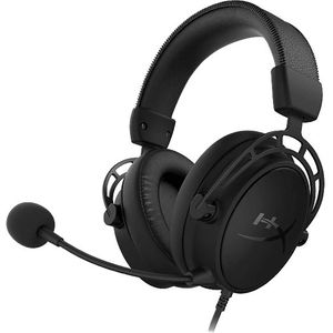 HyperX Cloud Alpha S gamingheadset, voor pc en PS4, 7.1 surroundgeluid, instelbare bas, drivers met twee kamers, chatmixer, microfoon met achtergrondruisonderdrukking, zwart