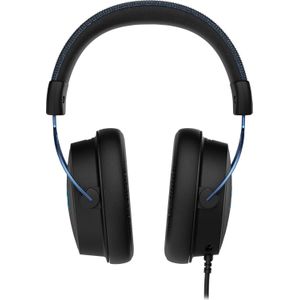 HyperX Wolk Alpha S (Bedraad), Gaming headset, Blauw, Zwart