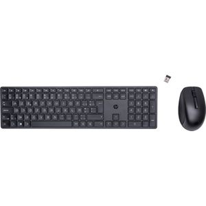 HP 650 Draadloze Toetsenbord en Muis Combinatie Azerty ISO Enterknop Zwart