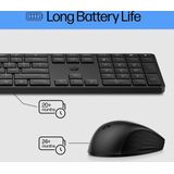HP 650 - Draadloos Toetsenbord en Muis Combinatie - Qwerty - Wit