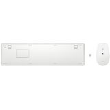 HP 650 Wireless Keyboard and Mouse Combo White toetsenbord Inclusief muis Thuis RF Draadloos