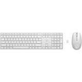 HP 650 Wireless Keyboard and Mouse Combo White toetsenbord Inclusief muis Thuis RF Draadloos