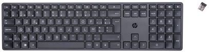 HP 450 Programmable Wireless Keyboard toetsenbord RF draadloos + USB AZERTY Belgisch Zwart