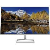 HP M27fq monitor 27 inch display QHD 75Hz 5ms reactietijd VGA 2x HDMI DisplayPort zilver/zwart