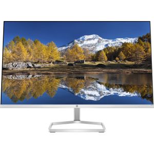 HP M27fq Monitor - 27 inch display, QHD, 75Hz, 5ms reactietijd, VGA, 2x HDMI, Displayport, zilver/zwart