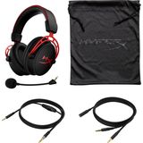 HyperX HX-HSCA-RD Cloud Alpha Gaming-headset met geïntegreerde audio-bediening, compatibel met PC, PS5, PS4, Xbox One, Xbox Series X|S