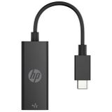 HP - USB-C® - RJ45 Adapter G2 - Ethernetadapter - Zwart - Plug-and-play