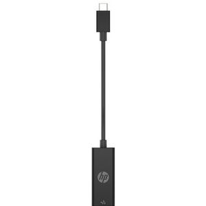 HP - USB-C® - RJ45 Adapter G2 - Ethernetadapter - Zwart - Plug-and-play