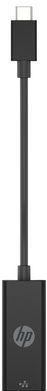 HP - USB-C® - RJ45 Adapter G2 - Ethernetadapter - Zwart - Plug-and-play