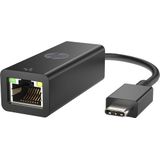 HP USB-C, Netwerk Adapter [1x USB-C stekker - 1x RJ45-bus] USB-C - RJ45 Adapter G2