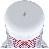 HyperX QuadCast Streaming Microfoon RGB USB Condenser Geschikt voor PC Wit