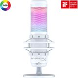 HyperX QuadCast Streaming Microfoon RGB USB Condenser Geschikt voor PC Wit