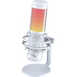 HyperX QuadCast Streaming Microfoon RGB USB Condenser Geschikt voor PC Wit