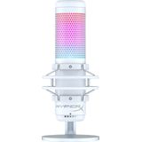 HyperX QuadCast Streaming Microfoon RGB USB Condenser Geschikt voor PC Wit