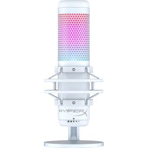 HyperX QuadCast Streaming Microfoon RGB USB Condenser Geschikt voor PC Wit