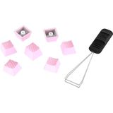 HyperX Rubber Keycaps - Gaming Accessory Kit - Pink (US Layout) Toetsenbordkapje