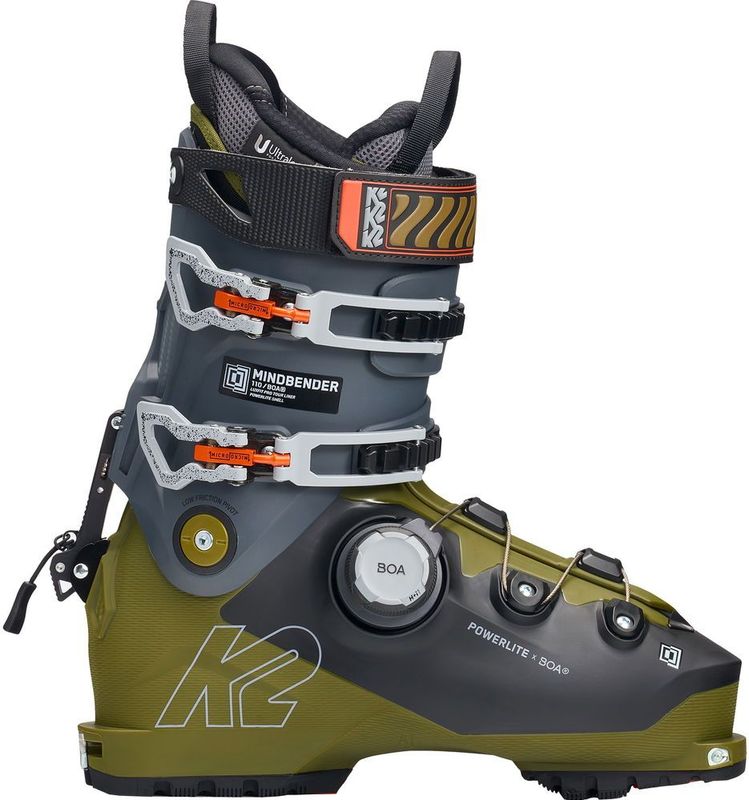 K2 - Mindbender 110 BOA - Skischoenen - Grijs/Groen