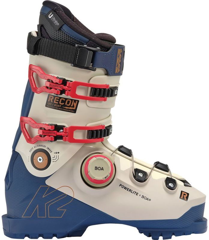 K2 Recon 120 Boa - Skischoenen - Zwart - Kunststof - Flex 120