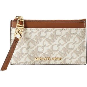 Michael Kors pasjeshouder Empire met logoprint beige