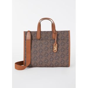 Michael Kors Gigi Large shopper met logoprint en afneembare schouderriem