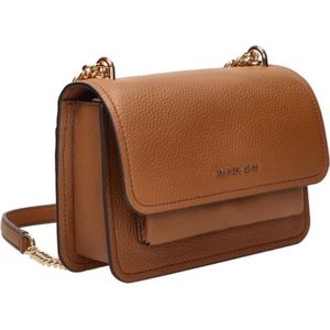 Michael Kors  Schoudertas -  Leer - Claire -  cognac