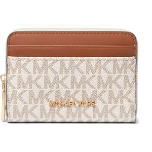 Michael Kors SM ZA Coin Card Case handtas voor dames, Vanilla / Acrn