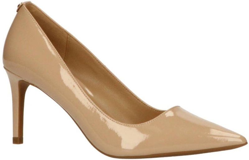 Michael Kors - Alina - Pumps - Beige - Glanzend Kunstleer - Spitse Neus