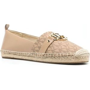 Michael Kors, Bruine Casual Gesloten Platte Espadrilles Bruin, Dames, Maat:40 EU