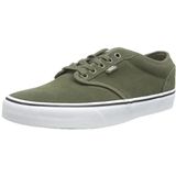 Vans Heren Atwood Sneaker, Suede druivenblad/wit, 8.5 UK, Suede Druivenblad Wit, 42.5 EU