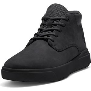 Leren sneakers Seneca Bay Lthr Chukka TIMBERLAND. Leer materiaal. Maten 43. Zwart kleur