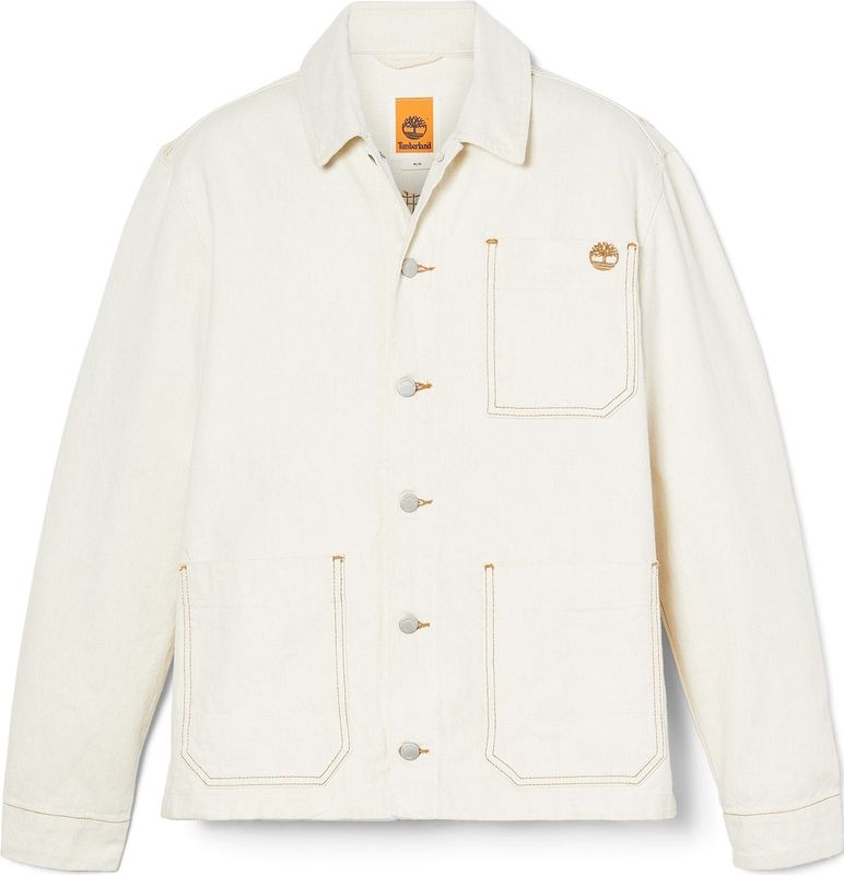 Timberland - WF Chore Jacket - Undyed - Katoen-Hennep - Verstelbare Manchetten