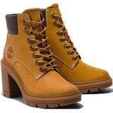 Boots in leer met hak Allington Heights 6in TIMBERLAND. Leer materiaal. Maten 40. Geel kleur